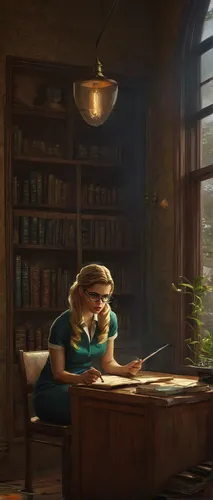 girl studying,librarian,sci fiction illustration,bookworm,game illustration,blonde woman reading a newspaper,cg artwork,scholar,study room,tutor,little girl reading,tutoring,watchmaker,apothecary,digital compositing,merida,background image,rapunzel,child with a book,children studying,Illustration,Realistic Fantasy,Realistic Fantasy 28