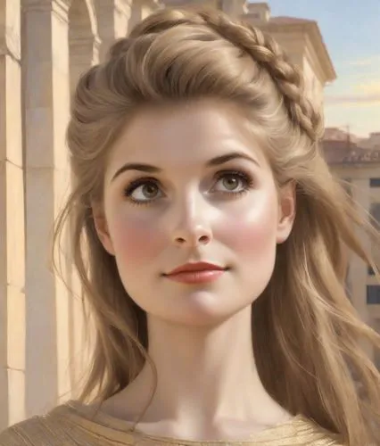 margaery,margairaz,annabeth,melpomene,eilonwy,frigga,gothel,rapunzel,hypatia,poppaea,athena,letizia,megara,messalina,hermias,etheria,maenad,thracian,andromache,principessa,Digital Art,Classicism