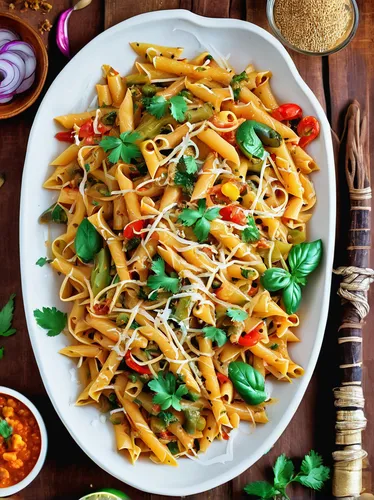 colorful pasta,curry chicken noodles,tagliatelle,pasta salad,pasta pomodoro,penne alla vodka,cheese noodles,pad thai,bombay mix,carrot salad,thai noodles,spaghetti aglio e olio,singapore-style noodles,italian pasta,chowmein,penne,amatriciana sauce,passatelli,fettuccine,green papaya salad,Photography,Artistic Photography,Artistic Photography 07