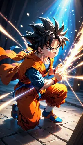 goku,son goku,kamehameha,saiyan,gohan,garrison,Anime,Anime,Cartoon