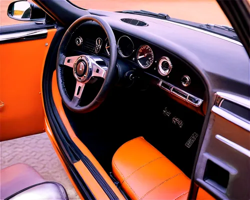 leather steering wheel,car interior,dashboard,steering wheel,mercedes interior,racing wheel,gulf,cockpits,countach,converium,seventies,the vehicle interior,car dashboard,orange,dashboards,retro car,retro style,retro styled,targa,porsche targa,Art,Artistic Painting,Artistic Painting 05