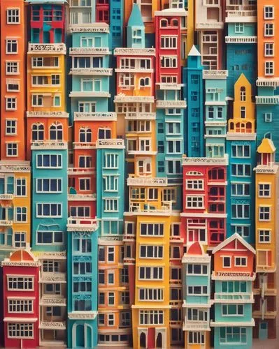 colorful city,apartment blocks,barcelona,blocks of houses,tel aviv,apartment block,apartment building,bcn,colorful facade,barceloneta,benidorm,valparaiso,city buildings,houses clipart,havana,bahru,ciudades,city blocks,apartment buildings,penang,Unique,Paper Cuts,Paper Cuts 07