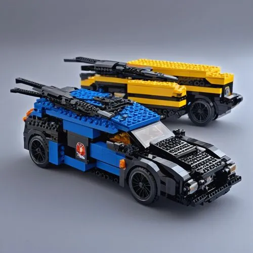 lego car,lego trailer,batmobile,police cruiser,interceptor,vehicules,Conceptual Art,Fantasy,Fantasy 11