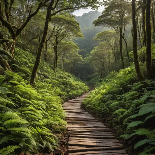 maginez un paysage pittoresque au cœur des montagnes luxuriantes des forêts équatoriales du Gabon, où une solution novatrice de liaisons routières se dévoile. Une magnifique route bitumée à deux voies