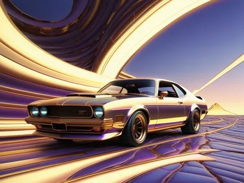 3d car wallpaper,wavevector,wanganella,retro background,cutlass,retro car,Illustration,Realistic Fantasy,Realistic Fantasy 25