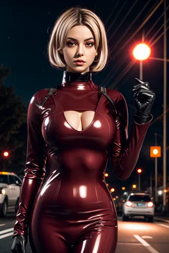 latex,latex clothing,latex,retro woman,pvc,harley,harley quinn,cosplay image,red,bodysuit,gain,retro women,rubber doll,maroon,see-through clothing,retro girl,ammo,1,action-adventure game,game characte