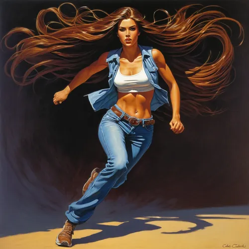 sprint woman,female runner,dancer,wonderwoman,woman walking,aerobic exercise,firedancer,free running,super woman,fantasy woman,muscle woman,super heroine,street dancer,hip-hop dance,to run,majorette (dancer),dance with canvases,running,salsa dance,country-western dance,Illustration,American Style,American Style 07