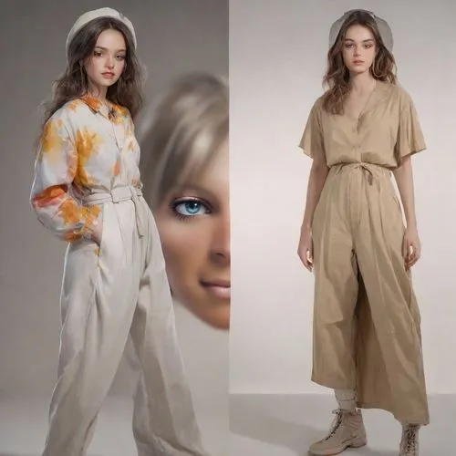 jumpsuit,neutral color,yellow jumpsuit,menswear for women,khaki,safari,trend color,trousers,boho,linen,pajamas,models,women's clothing,raw silk,women fashion,orange robes,beige,vogue,see-through clothing,one-piece garment,Photography,Natural