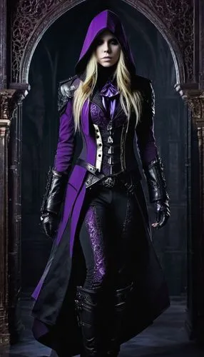 orianthi,countess,narcissa,gothicus,maetel,raven,gothic woman,warlock,demi,volturi,gothic style,ravenstein,shadrake,sindel,tpr,wiccan,femme fatale,demetria,dhampir,purple,Illustration,Realistic Fantasy,Realistic Fantasy 46