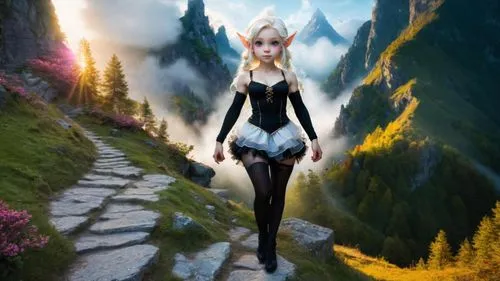 fantasy picture,fantasia,elona,fantasy woman,3d fantasy,janna