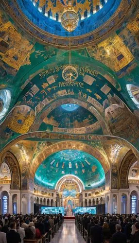 mirogoj,saint isaac's cathedral,musical dome,immenhausen,murals,dome,Illustration,Realistic Fantasy,Realistic Fantasy 43