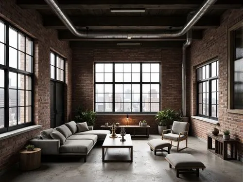 loft,lofts,apartment lounge,minotti,living room,redbrick,sofas,contemporary decor,penthouses,red brick,interiors,fireplaces,livingroom,interior design,modern decor,furniture,warehouse,brick house,couches,brickworks