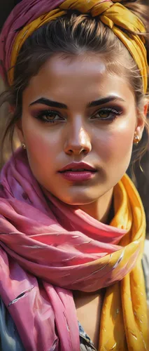 girl with cloth,world digital painting,girl portrait,girl in cloth,mystical portrait of a girl,portrait background,the girl's face,headscarf,argan,woman face,digital painting,girl in a historic way,girl in a long,women's eyes,jordanian,young girl,turban,portrait of a girl,bedouin,photo painting,Photography,General,Fantasy