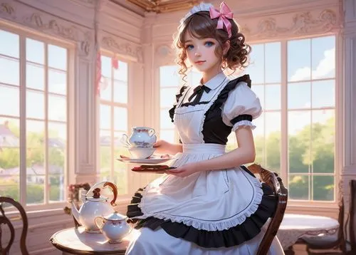 maid,victorian lady,tea party collection,tea party,victorian style,teatime,tea service,tea time,woman drinking coffee,pouring tea,afternoon tea,tea party cat,cappuccino,tea drinking,café au lait,lindsey stirling,tearoom,victorian,café,teacup,Conceptual Art,Fantasy,Fantasy 08