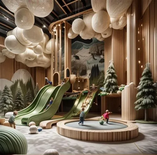 children's interior,cloudland,play area,imaginationland,playrooms,neverland