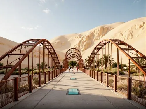 adventure bridge,huacachina oasis,caravanserai,masdar,dubai frame,caravanserais,dubai desert,desert,liwa,the desert,chebbi,desert desert landscape,huacachina,dilmun,dragon bridge,road bridge,desert landscape,sand road,desert safari dubai,desert run