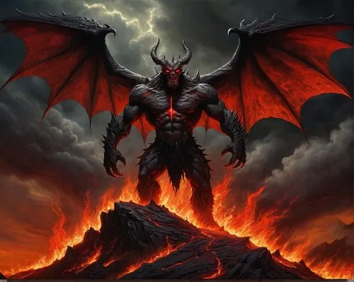 devil,black dragon,diablo,fire devil,draconic,daemon,devilwood,satan,the devil,magma,dragon fire,lucifer,devil wall,demon,dark-type,devil's tongue,death god,heaven and hell,pillar of fire,gargoyle,Art,Artistic Painting,Artistic Painting 49