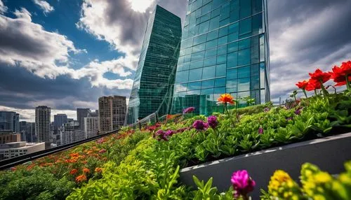 roof garden,skyscapers,citicorp,roof terrace,roof landscape,tishman,capitaland,shenzen,costanera center,glass building,songdo,sathorn,highmark,bloomeries,escala,flower bed,skyscrapers,flower wall en,moscow city,spring garden,Conceptual Art,Sci-Fi,Sci-Fi 14