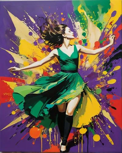 dance with canvases,nielly,cool pop art,pop art style,pop art colors,effect pop art,Conceptual Art,Oil color,Oil Color 02