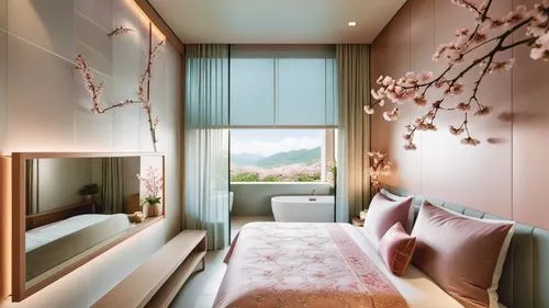 japanese-style room,gournay,beauty room,sleeping room,bedroom,fromental,Photography,General,Realistic