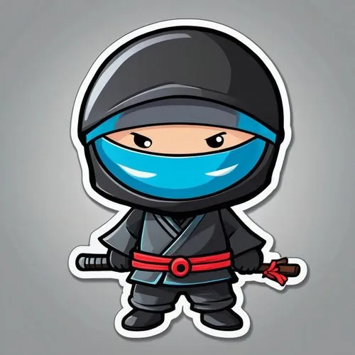 ninja,ninjas,mcninja,pubg mascot,ronin,zofia,Unique,Design,Sticker