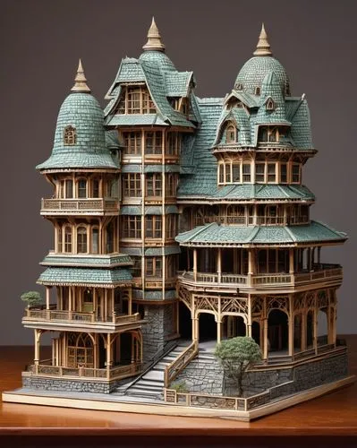 Miniature architecture models, intricately designed buildings, 1,miniature house,model house,dolls houses,wooden construction,wooden houses,chortens,asian architecture,crispy house,wooden house,studio