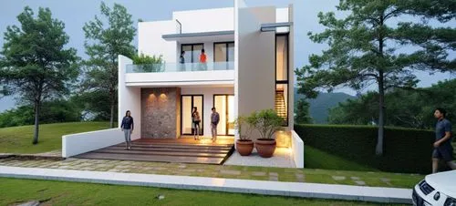 modern house,residential house,ranikhet,3d rendering,private house,holiday villa,Photography,General,Realistic