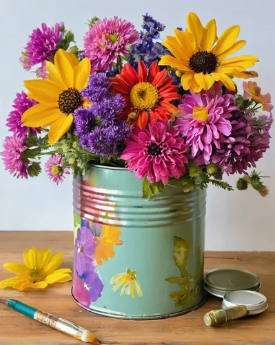 basket with flowers,flowers in wheel barrel,cut flowers,flowers in basket,sunflowers in vase,chrysanthemums bouquet,barberton daisies,flower pot holder,gerbera daisies,potted flowers,flower bowl,spring bouquet,flower arrangement lying,wooden flower pot,yellow chrysanthemums,flower bouquet,chrysanthemums,flower mix,australian daisies,bouquets,Illustration,Paper based,Paper Based 06