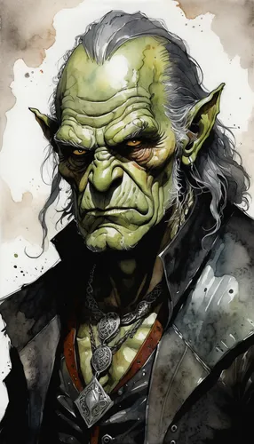 orc,ork,goblin,half orc,green goblin,lokportrait,ogre,halloween frankenstein,yoda,frankenstein,fgoblin,old man,frankenstein monster,thane,frankenstien,cullen skink,lopushok,angry man,tyrion lannister,digital painting,Illustration,Abstract Fantasy,Abstract Fantasy 18