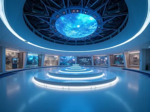 ozeaneum,oceanarium,maximilianeum,futuristic art museum,spaceship interior,planetariums,ufo interior,planetarium,aquarium,aquariums,biosphere,universum,perisphere,armamentarium,cern,acquarium,seaquarium,biospheres,spaceport,oceanographic,Photography,General,Realistic