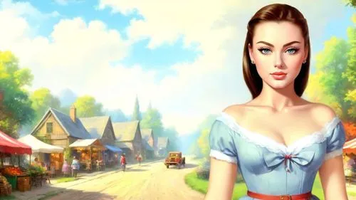 dirndl,scummvm,cartoon video game background,malon,marionville,aerith