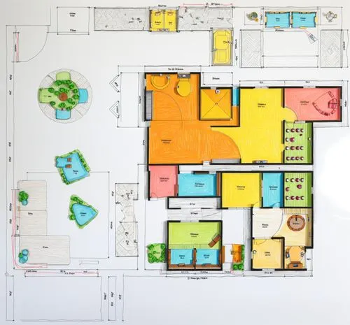 drawing of a house with four floor plans,floorplan home,floorplans,floorplan,house floorplan,habitaciones,floor plan,Unique,Design,Infographics