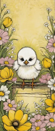 flower and bird illustration,camomile flower,floral and bird frame,spring bird,bird painting,camomile,chamomile in wheat field,bird flower,bird illustration,chamomile,ox-eye daisy,springtime background,meadow bird,wood daisy background,little bird,chrysanthemum background,spring background,bird bird kingdom,bird kingdom,marguerite daisy,Art,Artistic Painting,Artistic Painting 01