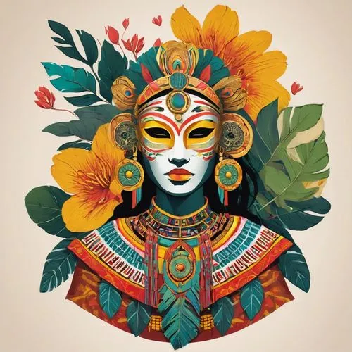 ashkali,radharani,krishna,indian art,kathakali,navaratri,Illustration,Paper based,Paper Based 19