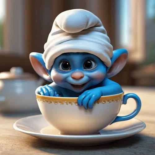 smurf,smurf figure,tea cup fella,aquafaba,teacup,cute cartoon character,ivan-tea,cup of cocoa,scandia gnome,girl with cereal bowl,chinese teacup,cute cartoon image,soy ice cream,aladdin,tea zen,churros,churro,tea time,arabic coffee,rafaello