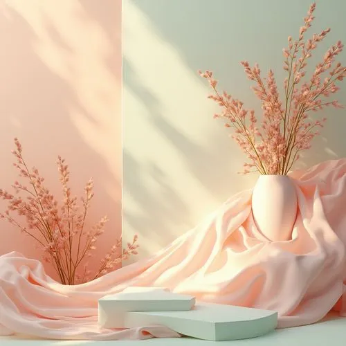 floral mockup,pastel wallpaper,blender,chiffon,translucency,lowpoly,3d render,soft pastel,low poly,peach color,volumetric,low poly coffee,render,floral composition,material test,fallen flower,floral digital background,soft pink,texturing,flower background,Photography,General,Realistic