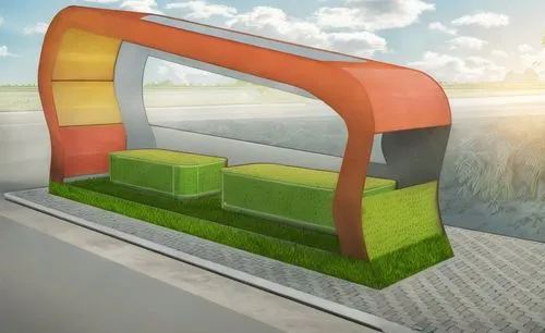 SCHOOL BUS STOP ,biofuel,bus shelters,petrol pump,pipeline transport,wastewater treatment,eco-construction,moveable bridge,oil barrels,road cover in sand,sustainable car,conveyor belt,energy transitio