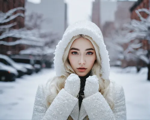 the snow queen,white fur hat,winter background,eskimo,winterblueher,white winter dress,snowy,blonde girl with christmas gift,suit of the snow maiden,snow angel,in the snow,ice princess,russian winter,winter,winter clothing,pure white,snow scene,parka,arctic,winter clothes,Photography,Artistic Photography,Artistic Photography 12