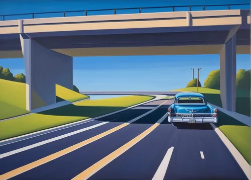 highway,vanishing point,autobahn,interstate,city highway,open road,lane delimitation,freeway,fresh painting,painting technique,coastal road,blue painting,road,roadway,oil on canvas,racing road,long road,matruschka,the road,highway bridge,Photography,Documentary Photography,Documentary Photography 14