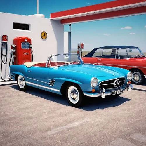 mercedes benz 190 sl,mercedes 190 sl,300 sl,300sl,mercedes-benz 300sl,mercedes-benz 300 sl,mercedes-benz 190 sl,mercedes-benz 190sl,petrol pump,190sl,gas-station,mercedes 500k,retro vehicle,retro car,volvo amazon,electric gas station,e-gas station,retro automobile,gas station,volkswagen karmann ghia,Photography,General,Realistic