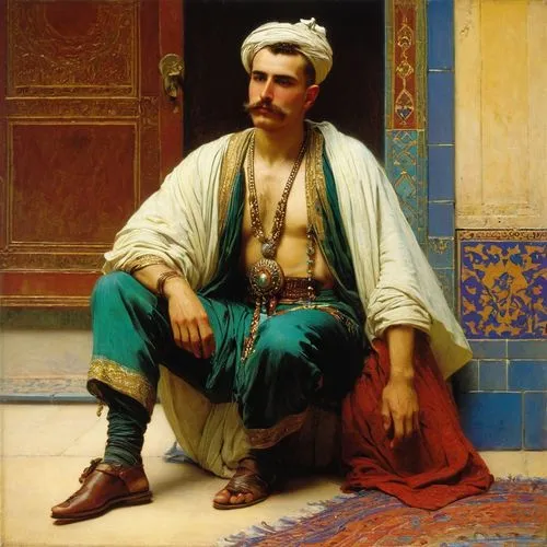 orientalism,persian poet,pilate,middle eastern monk,ottoman,abraham,persian,merchant,thracian,rem in arabian nights,lev lagorio,ortahisar,sultan,argan,mehrarmig,from persian shah,kul-sharif,bactrian,ibn tulun,zagora,Art,Classical Oil Painting,Classical Oil Painting 42