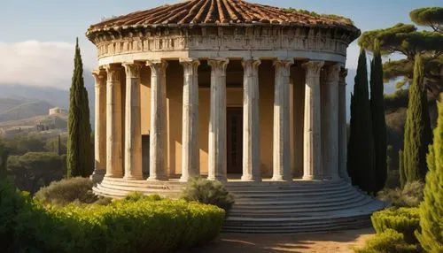 temple of diana,greek temple,roman temple,peristyle,zappeion,palladian,doric columns,tempietto,gennadius,crillon,rotunno,roman columns,pillars,palladio,jardiniere,tempio,panagora,columns,stylite,caesonia,Illustration,Children,Children 05