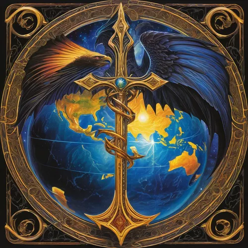 wind rose,alliance,northrend,compass rose,torch-bearer,map icon,world map,armillary sphere,emblem,planisphere,dark blue and gold,heroic fantasy,argus,scales of justice,compass,ethereum logo,the order of the fields,horn of amaltheia,world downsydnrom day,maelstrom,Illustration,Realistic Fantasy,Realistic Fantasy 03