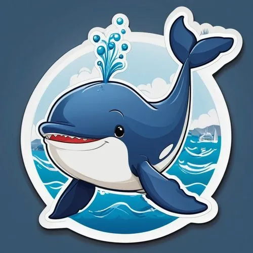 telegram icon,baby whale,bottlenose dolphin,northern whale dolphin,wireshark,mayshark,dolphin background,cetacean,dolphin,temposhark,porpoise,cetacea,tursiops,ballena,makani,delphin,dusky dolphin,marine mammal,flipper,balaenoptera,Unique,Design,Sticker