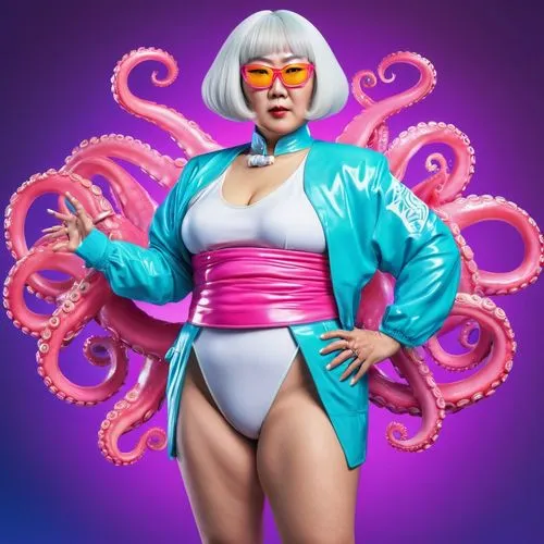 pink octopus,octopus,tentacles,calamari,fun octopus,tentacle,cnidarian,cephalopod,rockabella,octopus tentacles,yo-kai,squid rings,bjork,cnidaria,polyp,kim,greta oto,cynthia (subgenus),cancer icon,suardiana,Conceptual Art,Sci-Fi,Sci-Fi 28