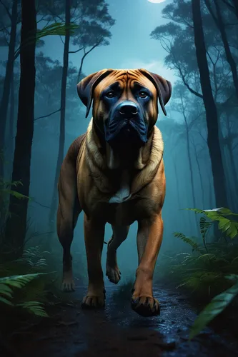 bullmastiff,boerboel,english mastiff,mastiff,american mastiff,fila brasileiro,puggle,dog illustration,spanish mastiff,renascence bulldogge,dwarf bulldog,korean mastiff,pug,bloodhound,bavarian mountain hound,dorset olde tyme bulldogge,dogue de bordeaux,bulldog,perro de presa canario,digital painting,Conceptual Art,Sci-Fi,Sci-Fi 12