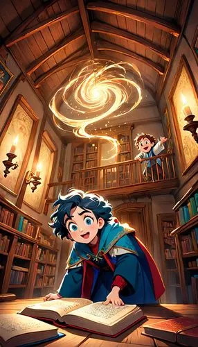 scholar,book wallpaper,study room,magic book,reading room,biblioteka,Anime,Anime,Cartoon