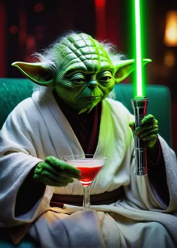 yoda,jedi,caipirinha,luke skywalker,have a drink,boba,tea zen,republic,senate,green beer,maul,obi-wan kenobi,a drink,cocktail,starwars,mojito,lightsaber,appletini,force,mundi,Conceptual Art,Daily,Daily 32