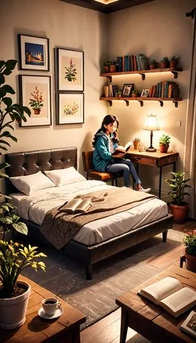 bedrooms,sleeping room,boy's room picture,one room,shenmue,hikikomori,Anime,Anime,Cartoon