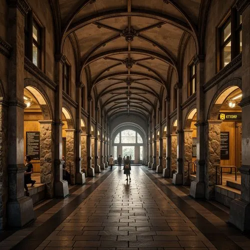 trinity college,train station passage,kilmainham,carreau,arcaded,bodleian,corridor,cloister,corridors,porticos,colonnade,conciergerie,cloisters,colonnades,hallway,hunterian,arcades,heuston,refectory,quadrangle